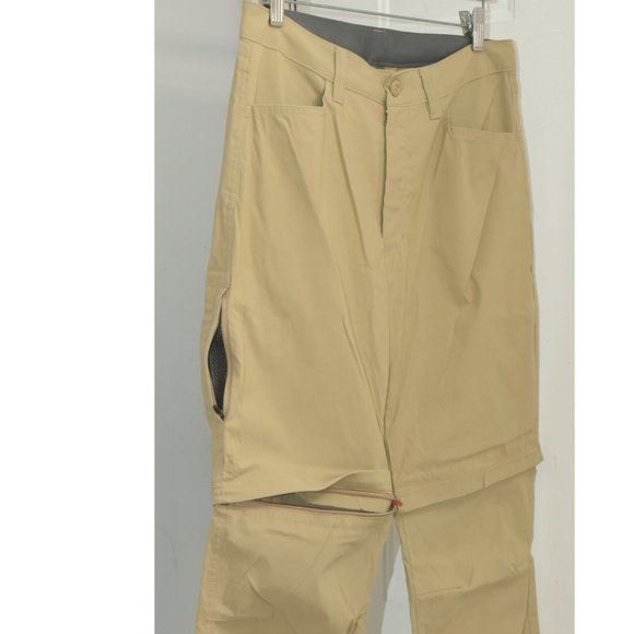 Eddie Bauer Convertible Tech Pants Tan - Picture 4 of 10